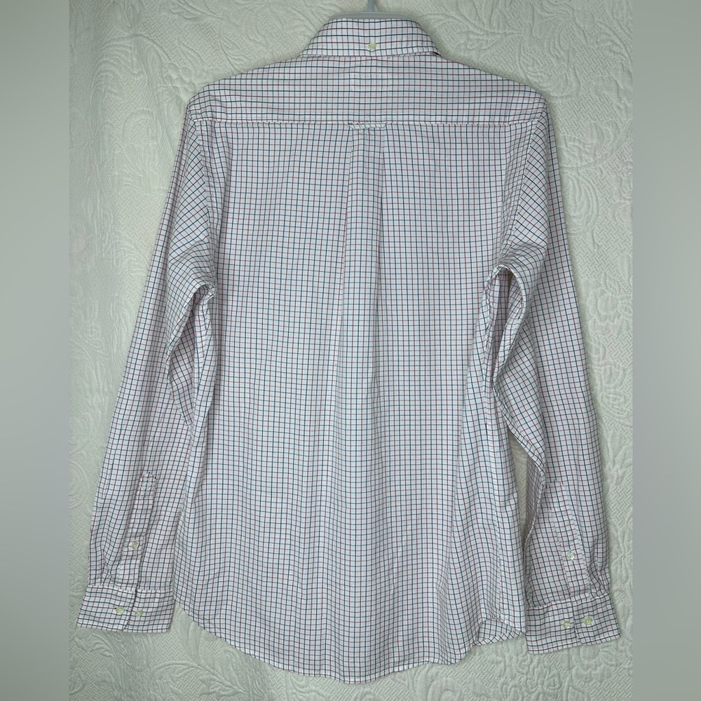 GANT Barney’s NY Rugger The Hugger Dreamy Oxford Tattersall HOBD Red NOS Shirt - Picture 7 of 15